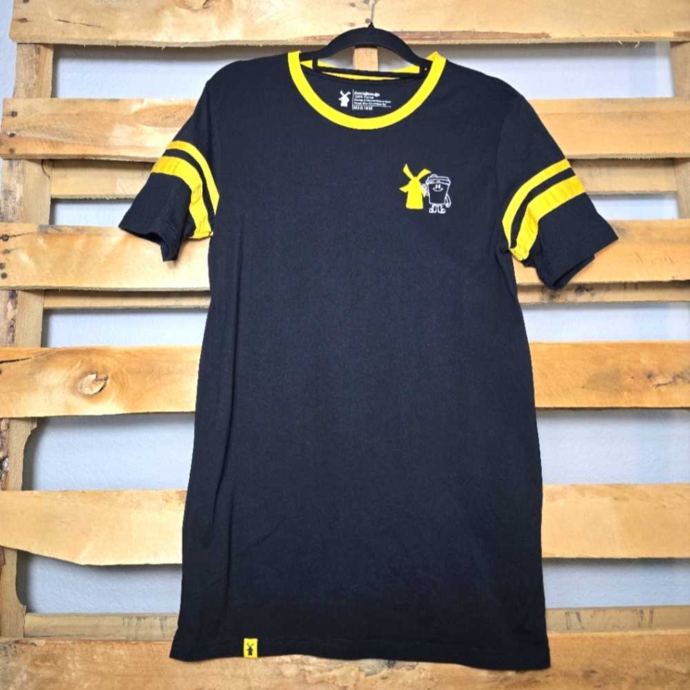 Dutch bros t-shirt Size:M Color: Black/Yellow